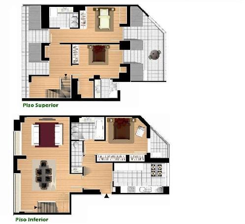 T3 Duplex - Planta de Andar